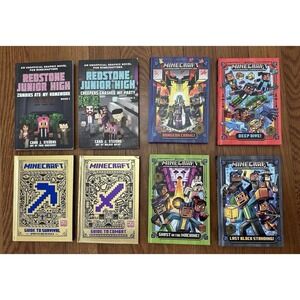 minecraft‎ book lot of 8